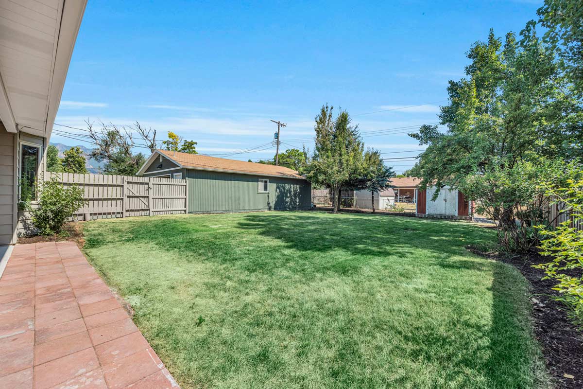 Backyard of the 1044 E 5600 S Murray, UT