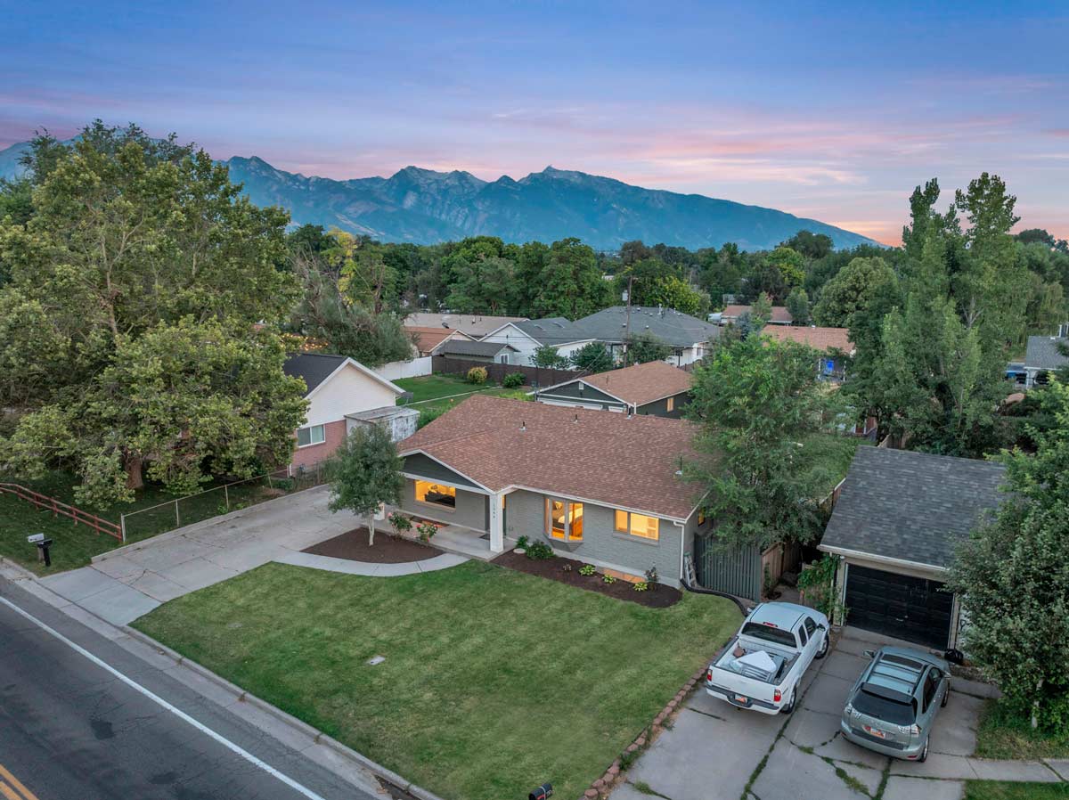 Top View of the 1044 E 5600 S Murray, UT